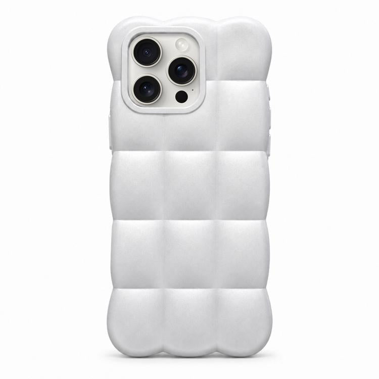 Solid Color Cloud Square TPU Phone Case, For iPhone 16, For iPhone 15 Pro Max, For iPhone 15 Pro