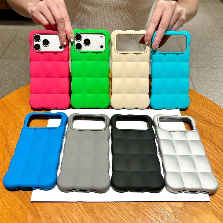 Solid Color Cloud Square TPU Phone Case, For iPhone 17 Pro Max, For iPhone 17 Pro, For iPhone 17