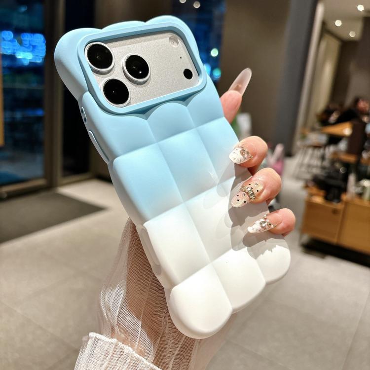 Gradient Cloud Square TPU Phone Case, For iPhone 16, For iPhone 15 Pro Max, For iPhone 15 Pro