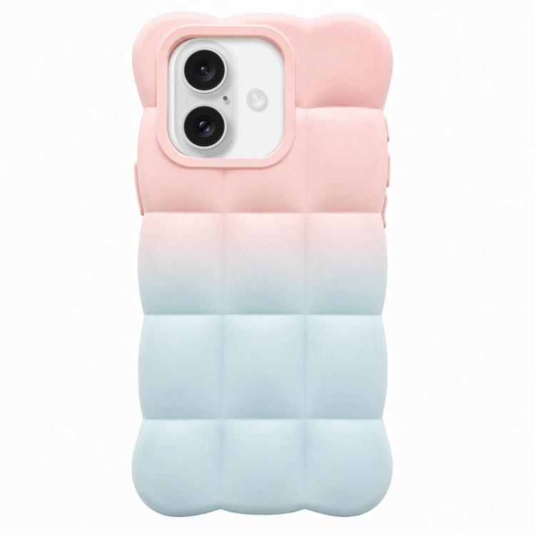 Gradient Cloud Square TPU Phone Case, For iPhone 16, For iPhone 15 Pro Max, For iPhone 15 Pro