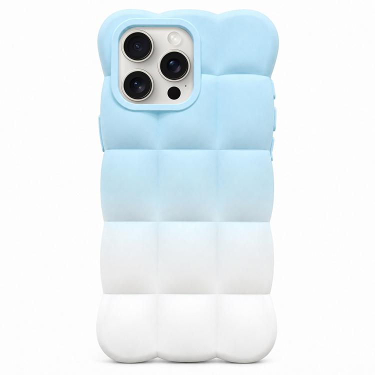 Gradient Cloud Square TPU Phone Case, For iPhone 16, For iPhone 15 Pro Max, For iPhone 15 Pro