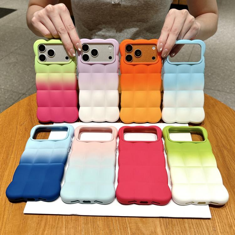Gradient Cloud Square TPU Phone Case, For iPhone 16, For iPhone 15 Pro Max, For iPhone 15 Pro