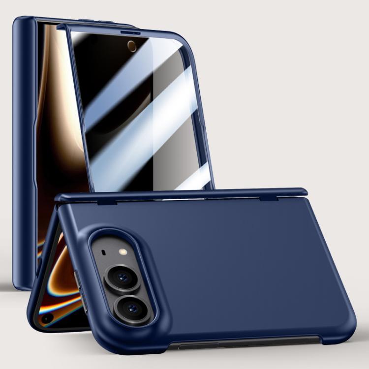 Crazy Series Integrated Privacy Film Skin Feel Center Axis Phone Case, For iPhone Duo