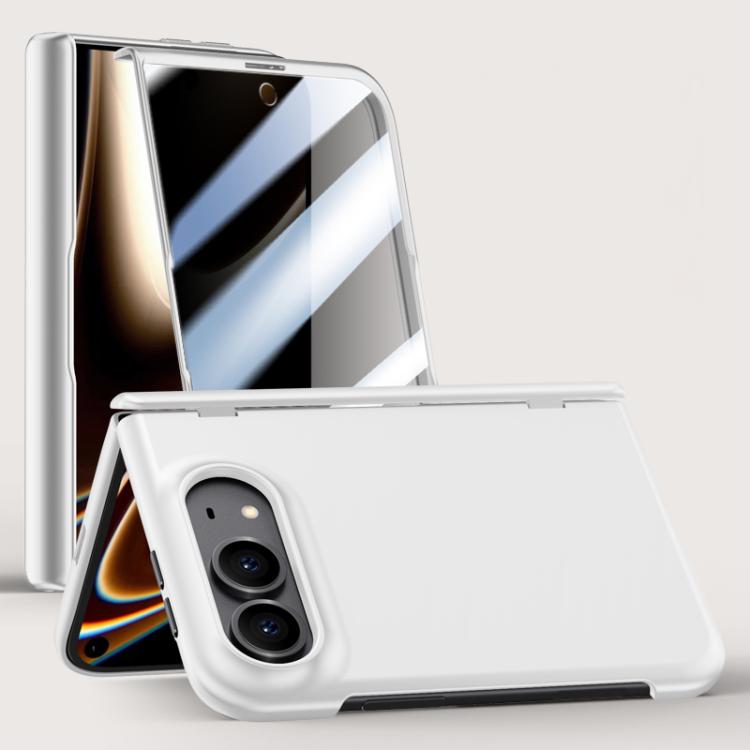 Crazy Series Integrated Privacy Film Skin Feel Center Axis Phone Case, For iPhone Duo