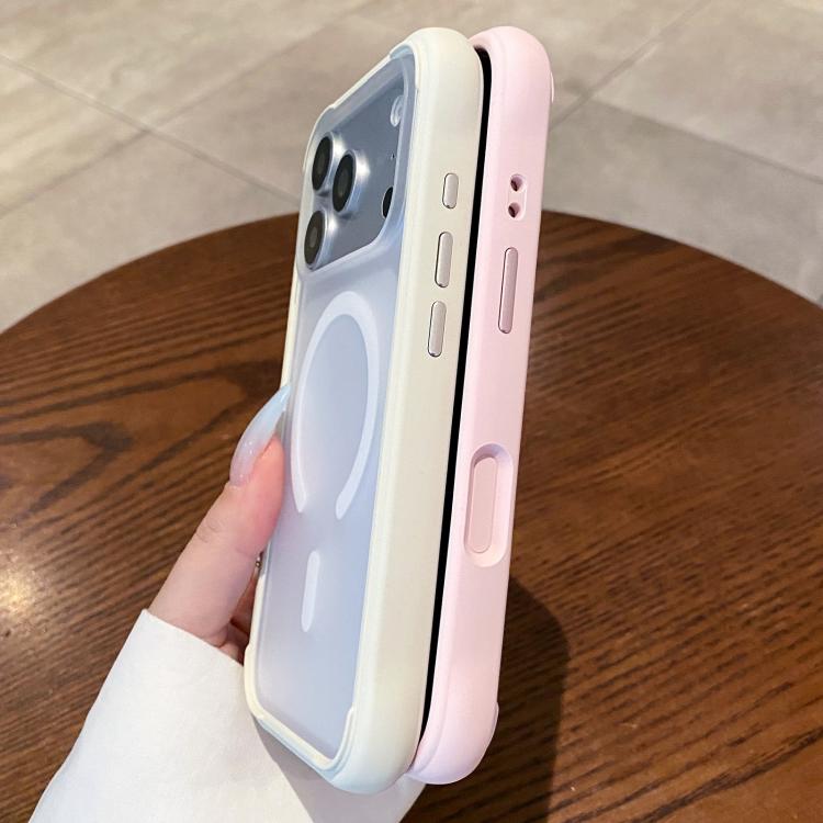 Silicone Frame Bumper Magnetic Frosted Back Panel Phone Case, For iPhone 18, For iPhone 18 Pro, For iPhone 18 Pro Max, For iPhone 17 Pro Max