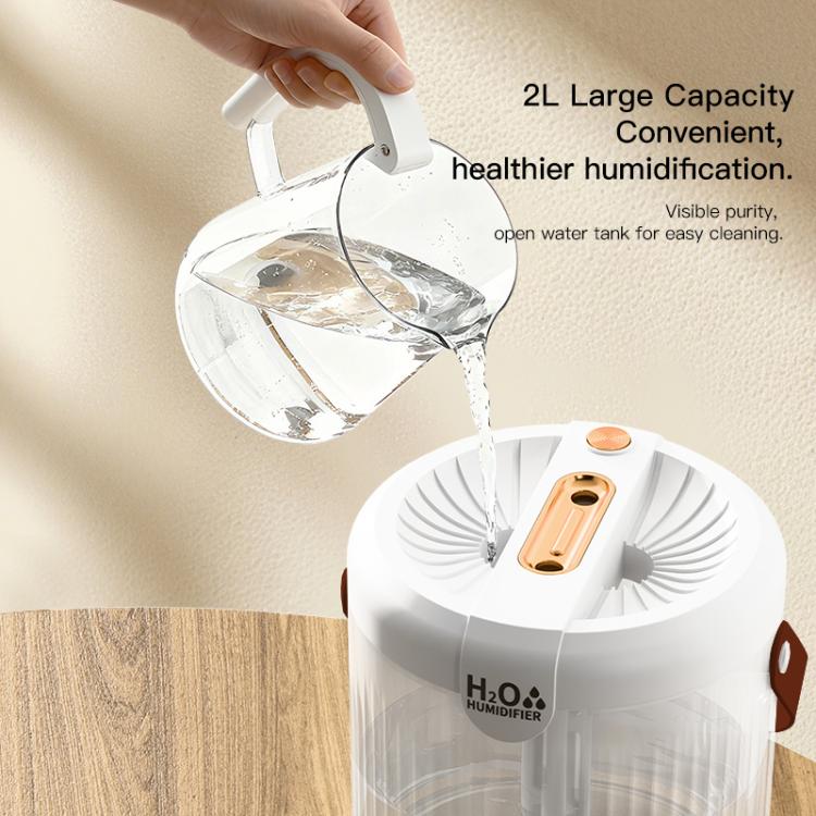 Dual-hole 2L Large Capacity Desktop Humidifier