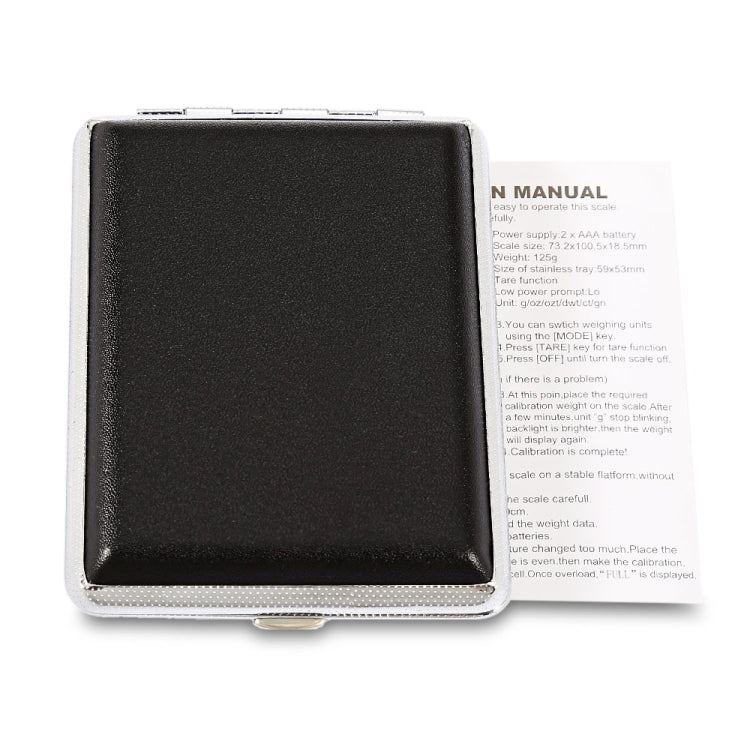 M-18 500g x 0.1g High Accuracy Digital Electronic Jewelry Scale Balance Device with 1.5 inch LCD Screen, 500g/0.1g