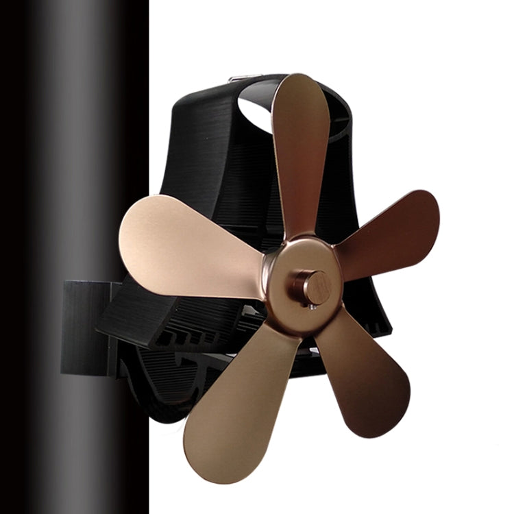 YL-106 5-Blade High Temperature Aluminum Heat Powered Fireplace Stove Fan, YL-106 (White), YL-106 (Black), YL-106 (Bronze), YL-106 (Grey), YL-106 (Gold), YL-106 (Rose Red), YL-106 (Silver)