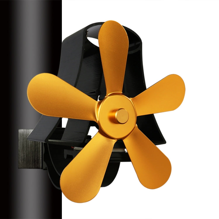 YL-106 5-Blade High Temperature Aluminum Heat Powered Fireplace Stove Fan, YL-106 (White), YL-106 (Black), YL-106 (Bronze), YL-106 (Grey), YL-106 (Gold), YL-106 (Rose Red), YL-106 (Silver)