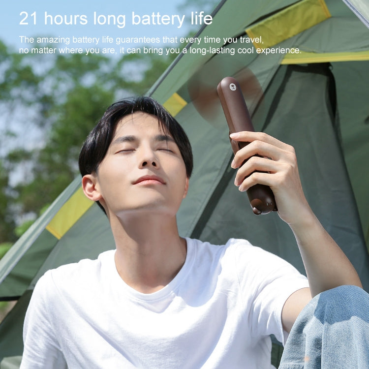 Xiaomi Youpin JISULIFE F8 Multifunctional Mini Fan Handheld Folding Fan, F8 V, F8 (White), F8 (Brown)