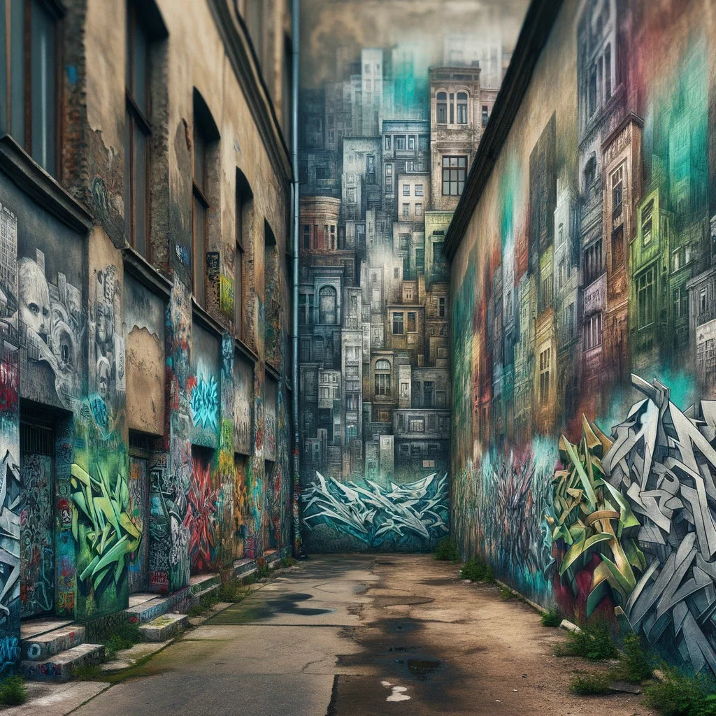 Echoes of the Alley Canvas