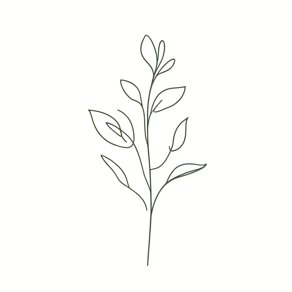 Elegant Stem Canvas