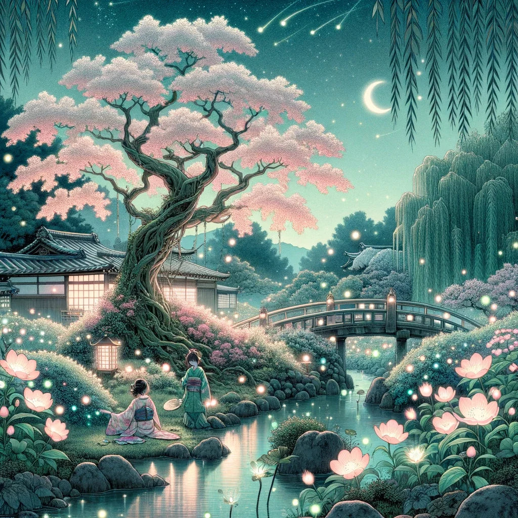 Enchanted Blossom Retreat Canvas