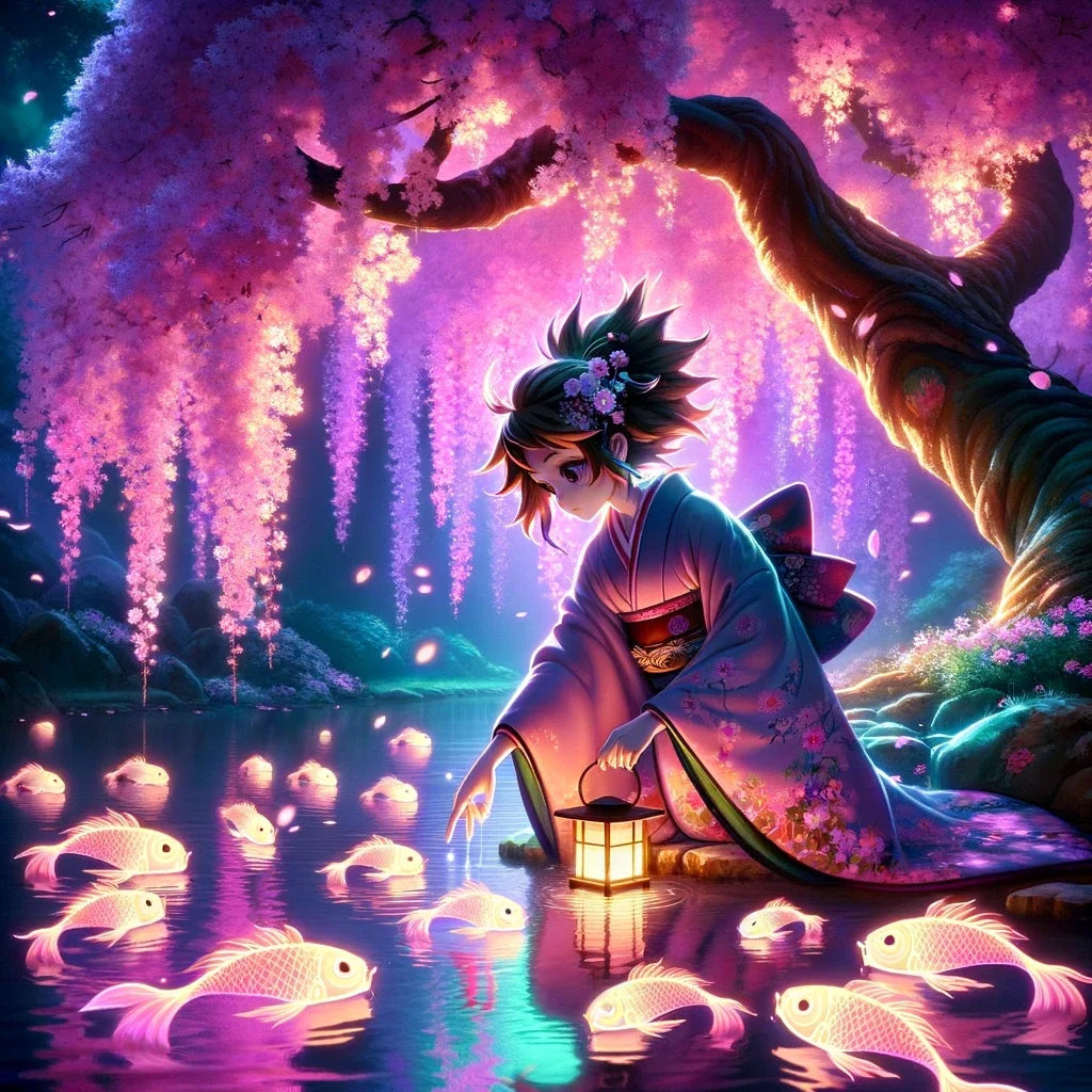 Enchanted Sakura Serenity Canvas