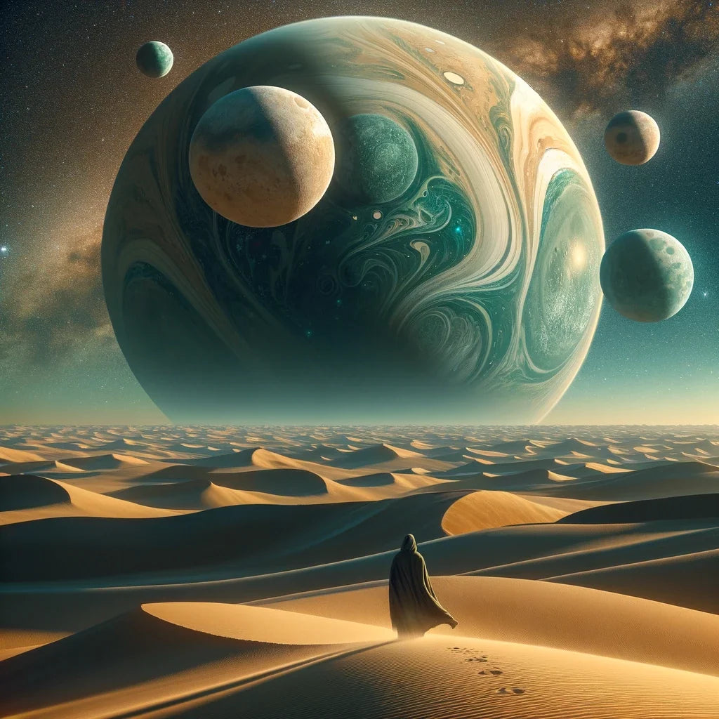 Ethereal Desert Canvas