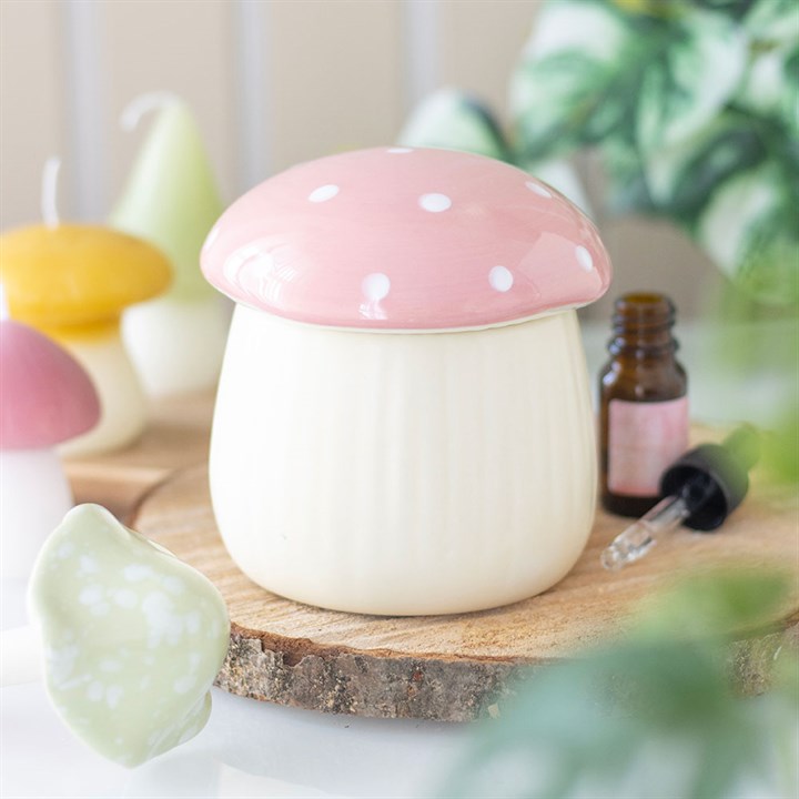 Pink Mushroom Oil Burner