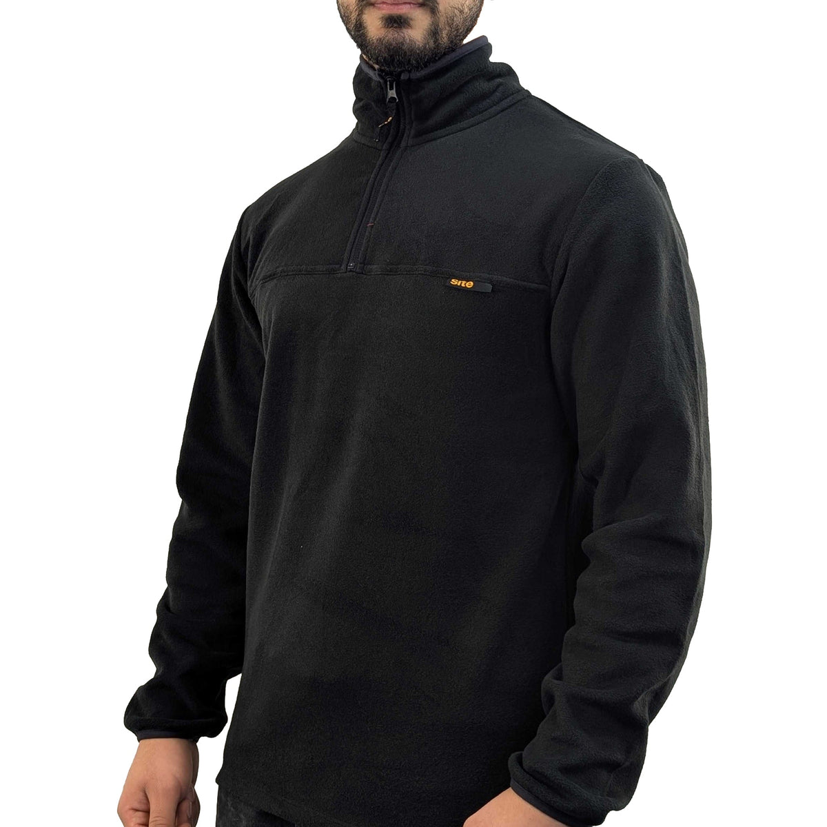 Mens Lightweight Workwear 1/4 Zip Anti Pill Fleece Pullover