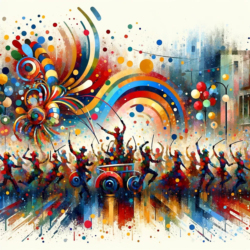 Festive Parade Canvas