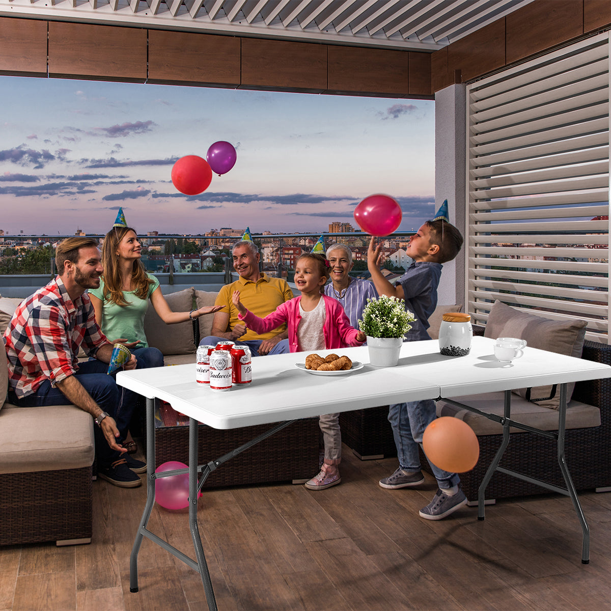 Folding Picnic Table for Outdoors