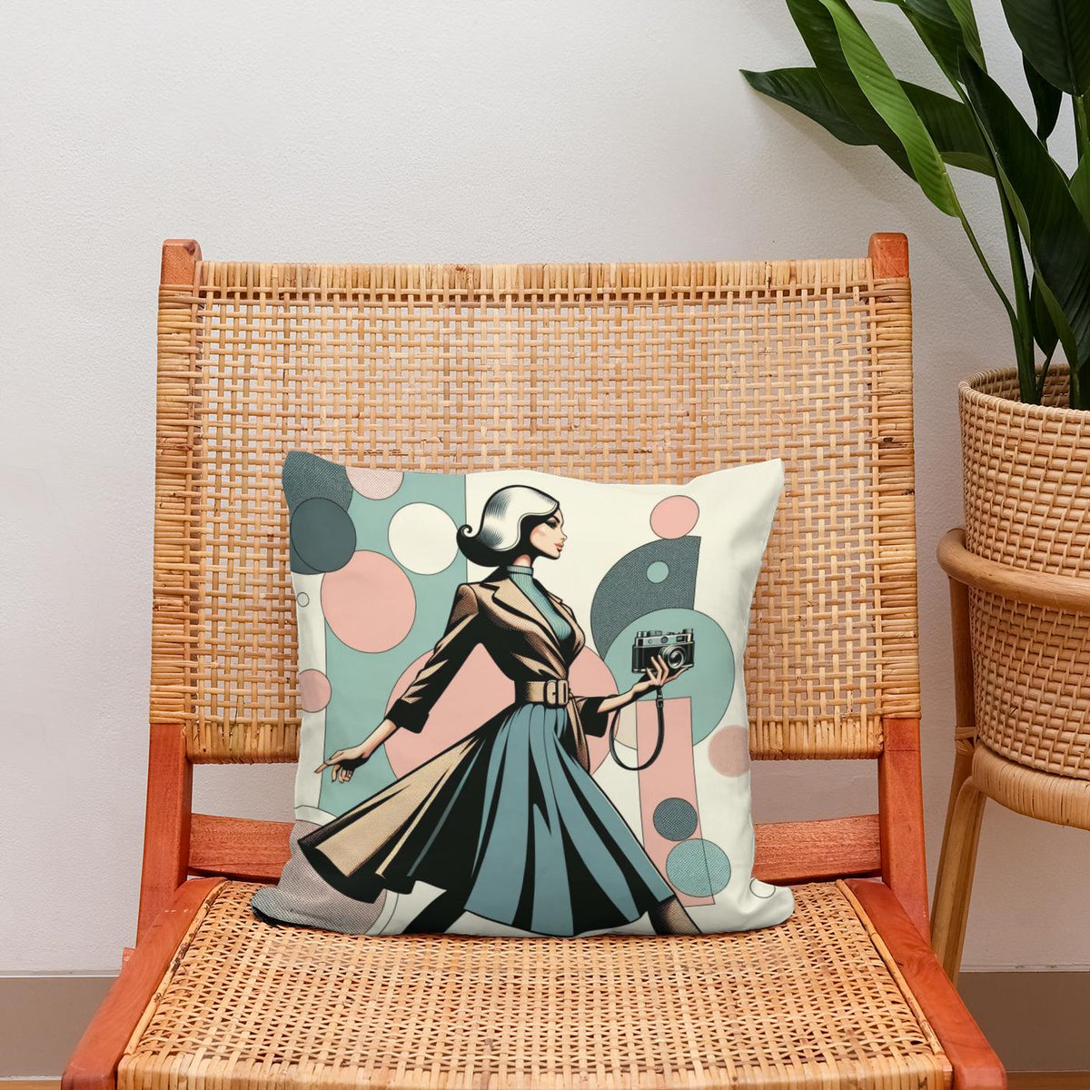 Vintage Chic Cotton Cushion