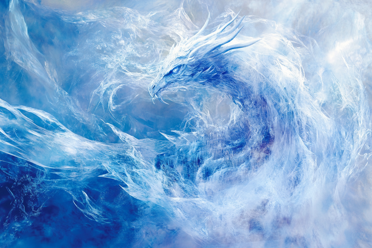Frostbound Guardian Canvas