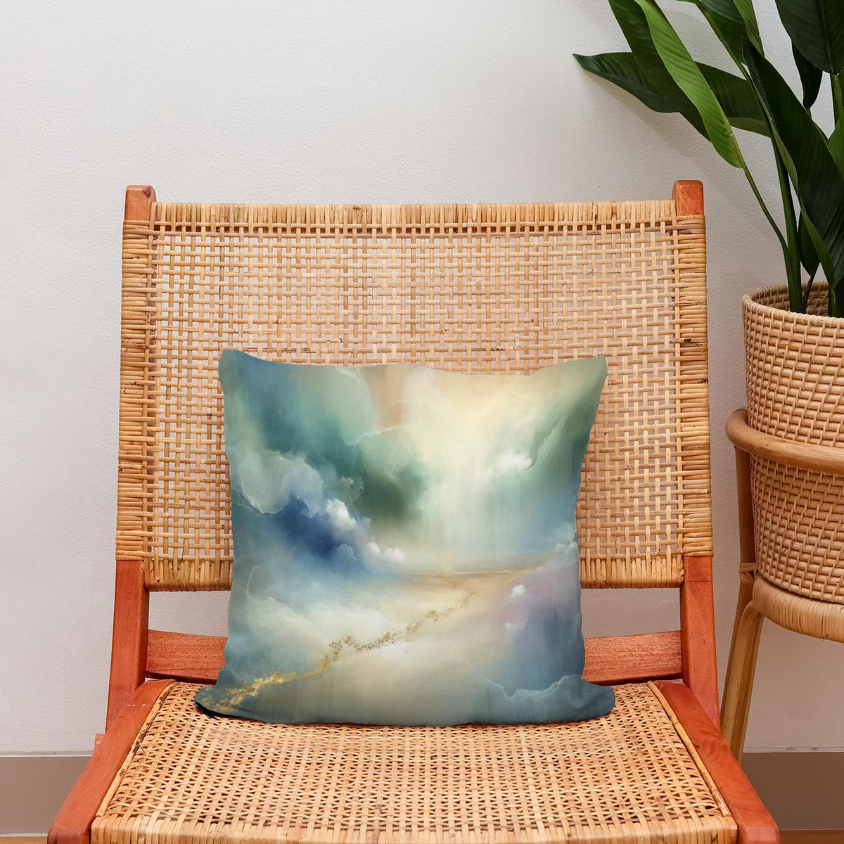 Ethereal Nature's Path Cotton Cushion