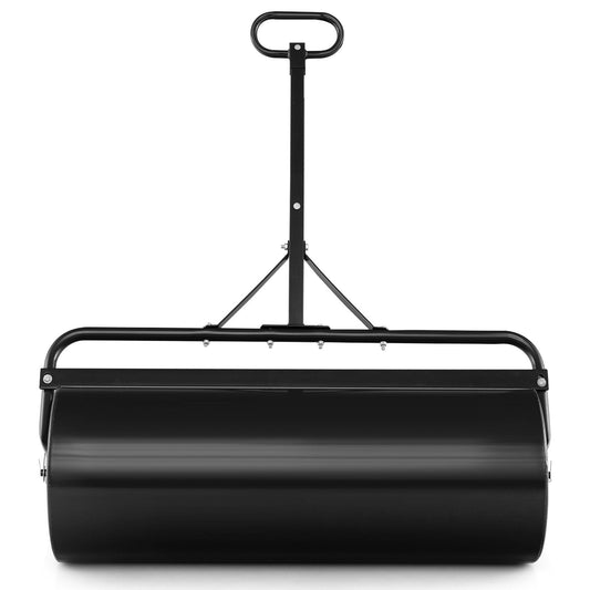 113L Metal Garden Lawn Roller-Black
