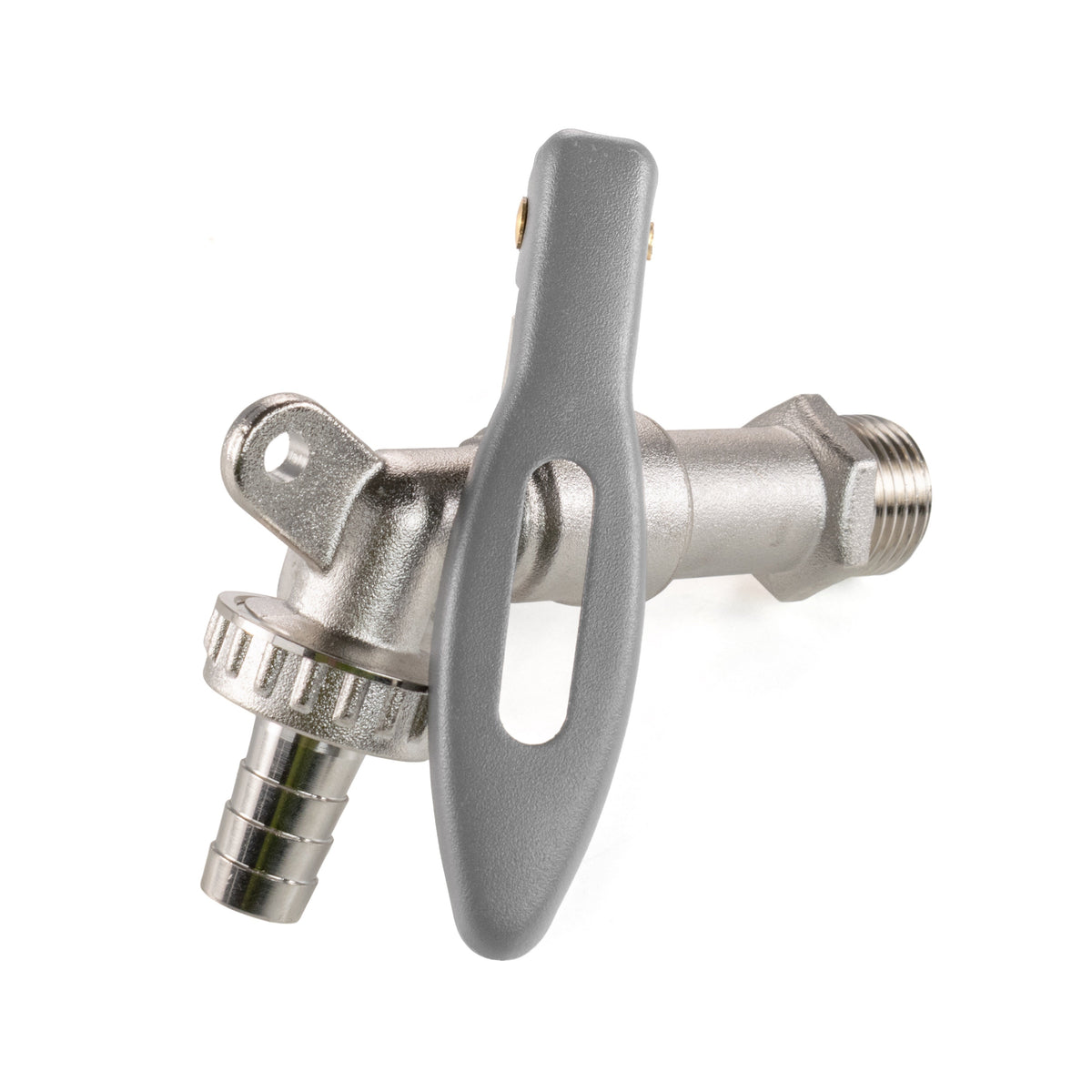 Water Butt Extension Kit 1/2" with Lever Tap Hose Barb and Lever Lock and Drill Bit