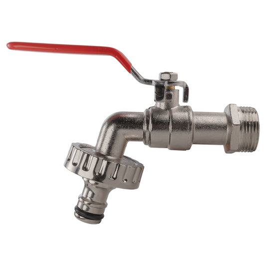MDPE Tee 25mm and Lever Quick Connect Tap