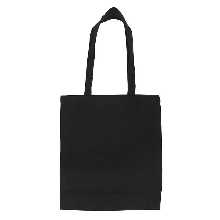 Bad Witch Social Club Polycotton Tote Bag with Pin Badge