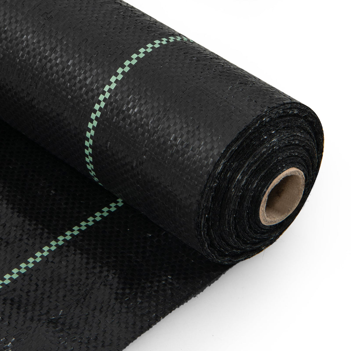 Garden Weed Barrier Fabric PP Weed Control Fabric with Guide Line-2.1 Oz 2 x 25 m