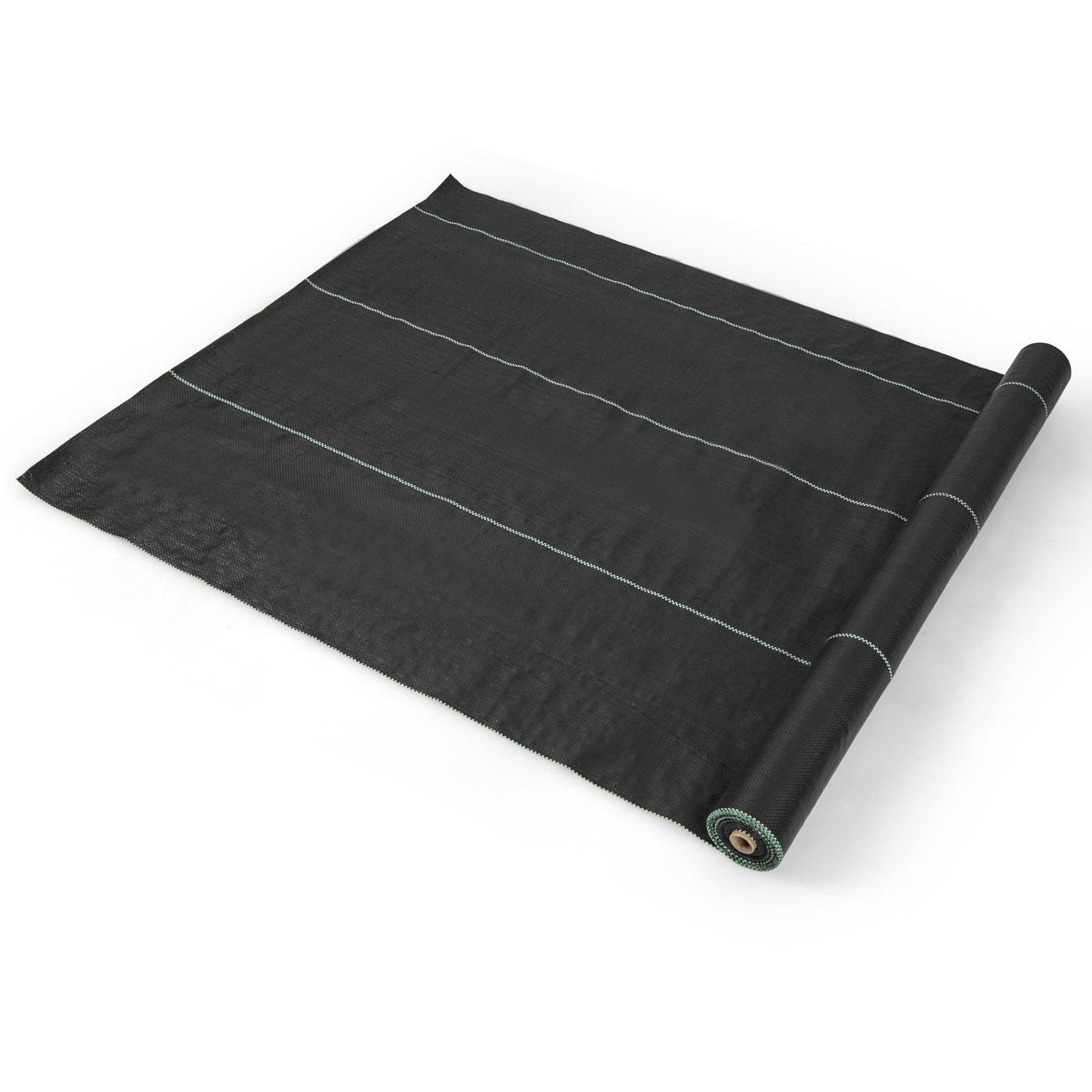 Garden Weed Barrier Fabric PP Weed Control Fabric with Guide Line-2.1 Oz 2 x 25 m