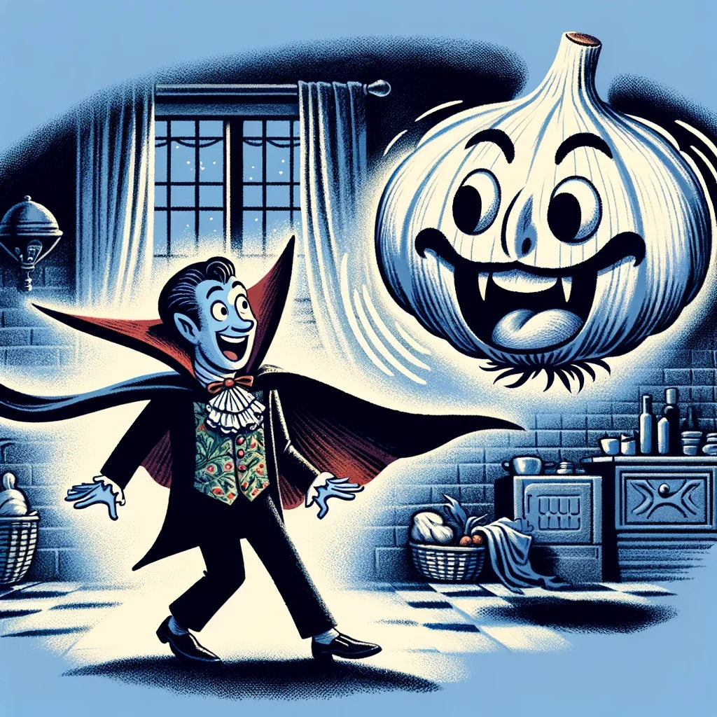 Garlic Fright Night Canvas