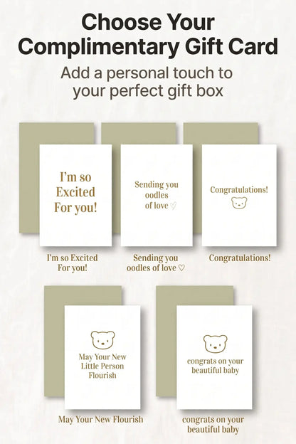 The Cozy Boucle Baby Bear Personalised Gift Box
