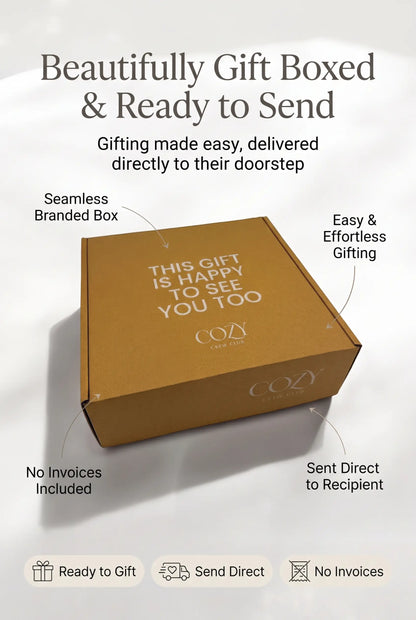 The Cozy Boucle Baby Bear Personalised Gift Box