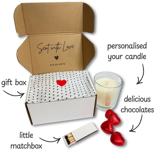 Personalised Merry Christmas Candle Gift Set | Friends Family