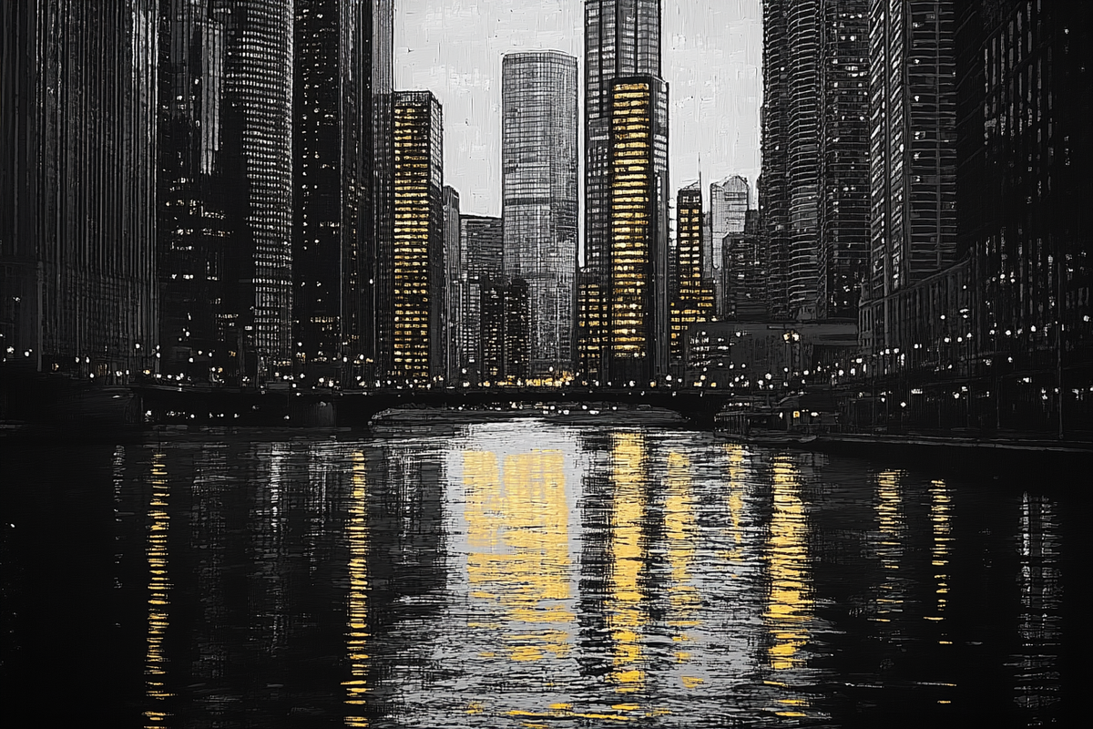 Golden Reflections Canvas