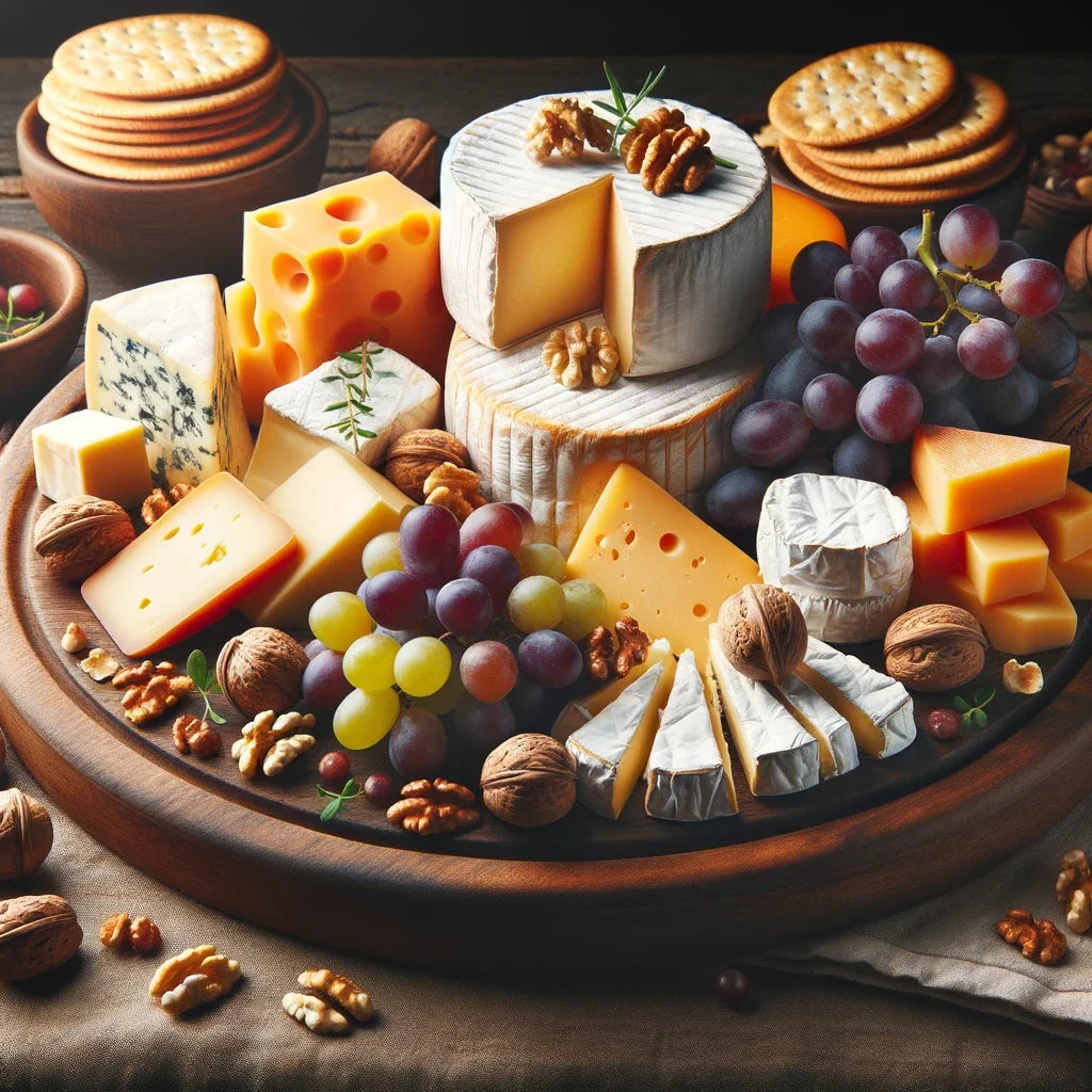 Gourmet Cheeseboard Cotton Cushion