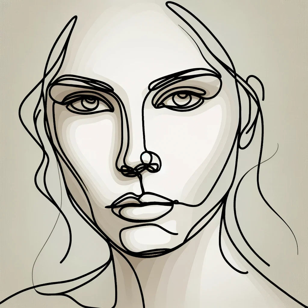 Graceful Contours Canvas