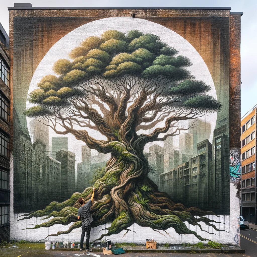 Graffiti Harmony Canvas
