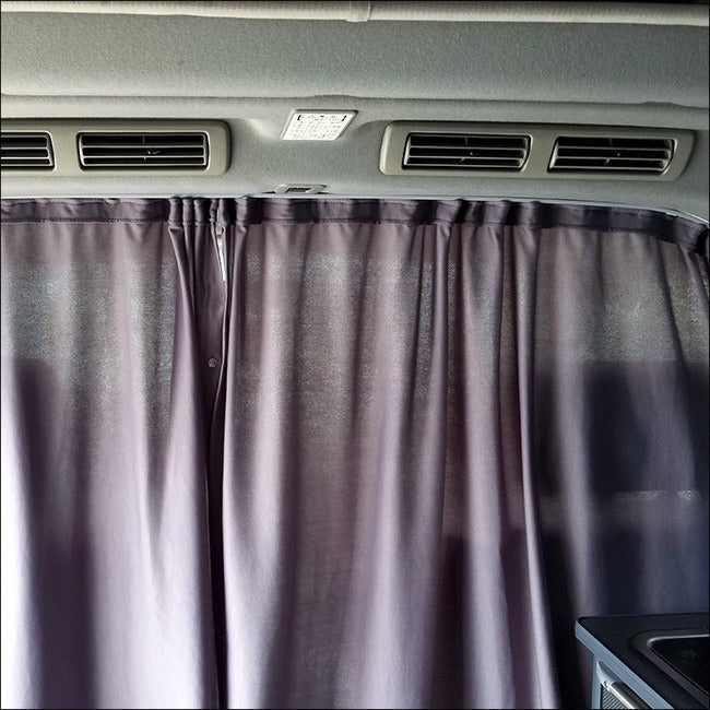 For VW T6/T6.1 Transporter Cab Divider Curtain Kit with Rail Premium Quality - Van-X