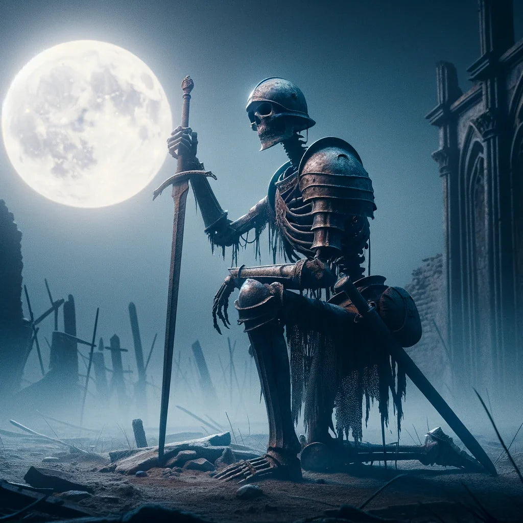 Guardian of the Forgotten Battlefield Canvas