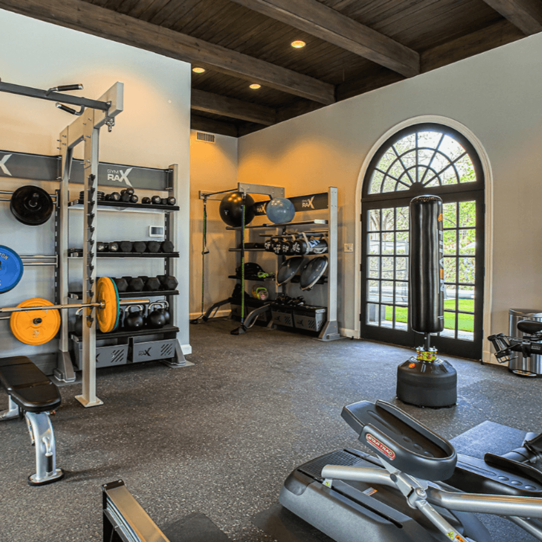20mm Rubber Gym Flooring Tiles – Seahawk Fleck Home & Garage Gym Floor Tiles – Sprung