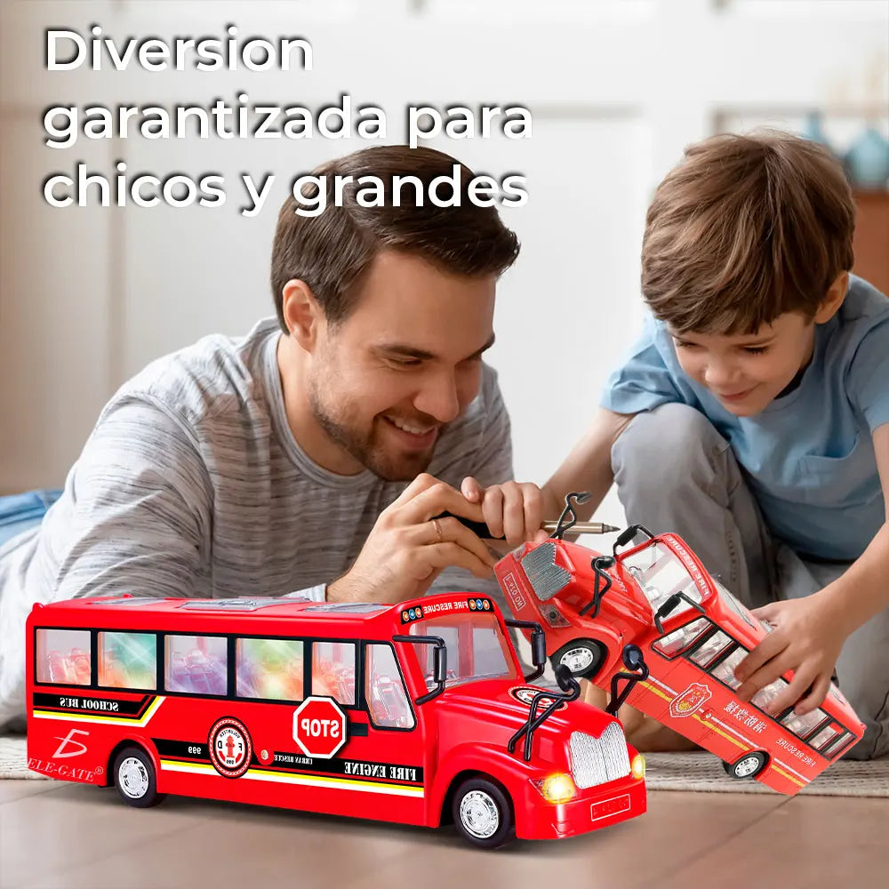 Large Plastic ELEGATE Fire Truck Educational Fun for Kids Model JUG.Q29-4
