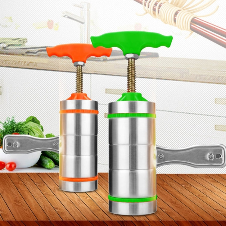 3 Molds Household Manually Small Stainless Steel Pressing Style Handhold Noodle Machine, 3 Molds