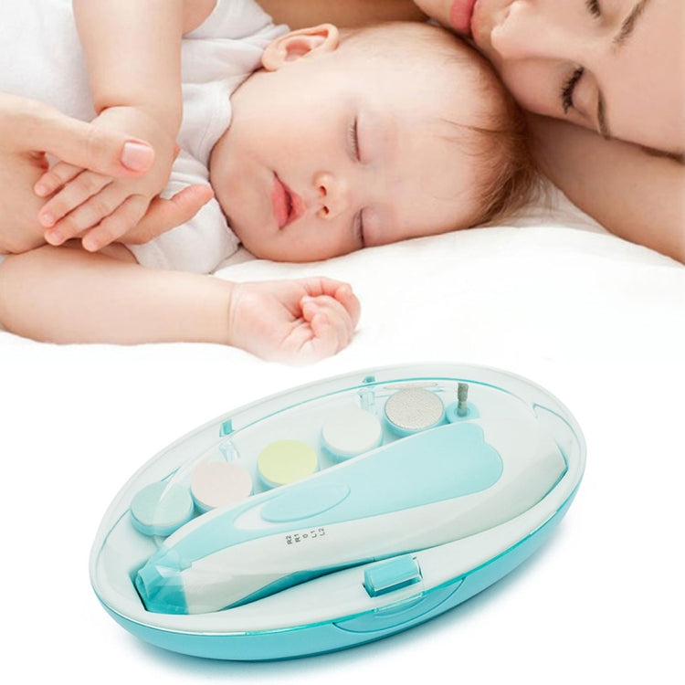 6 in 1 Baby Nail Clipper Trimmer Manicure Electric Grinding Device Tool Kit