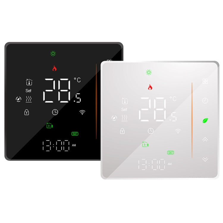 BHT-006GBLW 95-240V AC 16A Smart Home Heating Thermostat for EU Box, Control Electric Heating with Only Internal Sensor & External Sensor & WiFi Connection, BHT-006GBLW
