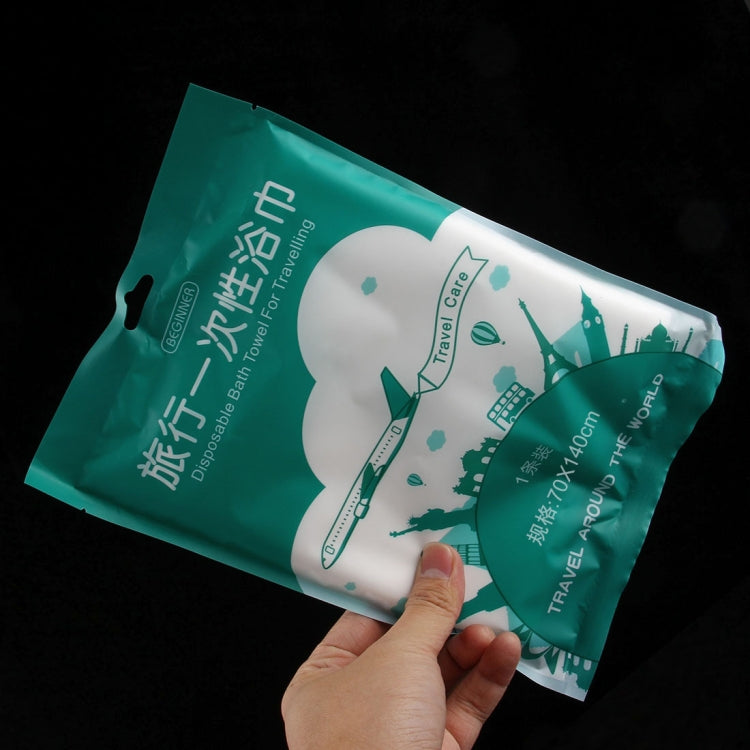 Portable Disposable Travel Cotton Bath Towel, Size: 140x65cm, Disposable Bath Towel