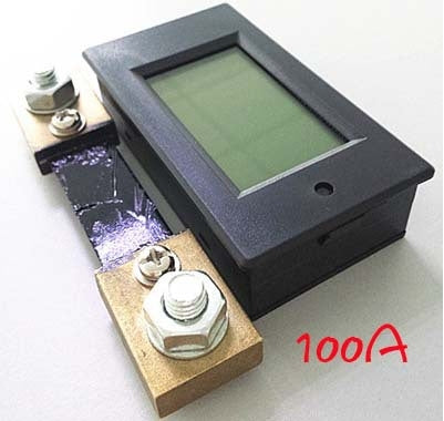 PZEM-061 4 in 1 DC Digital Display Meter Voltage Measuring Instrument, AC 80-260V, 100A