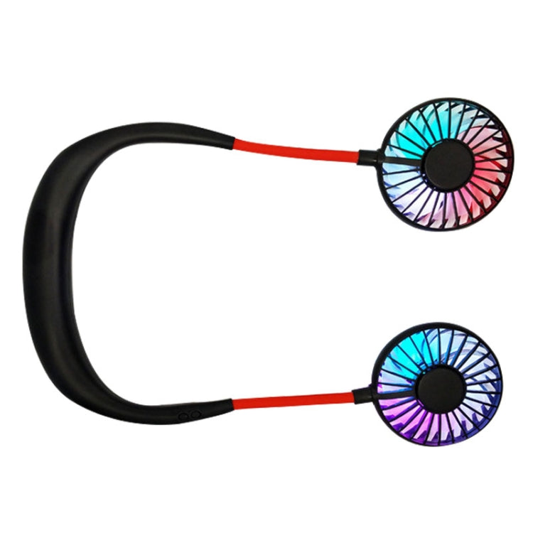 Creative Mini Hanging Neck Type Fan Outdoor LED Fan, F008 (White), F008 (Black), F008, F008 (Blue)